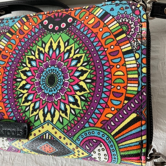 Sakroots Women's Large Smartphone Crossbody Bag Wristlet Purse Eco-Twill… - Picture 12 of 16